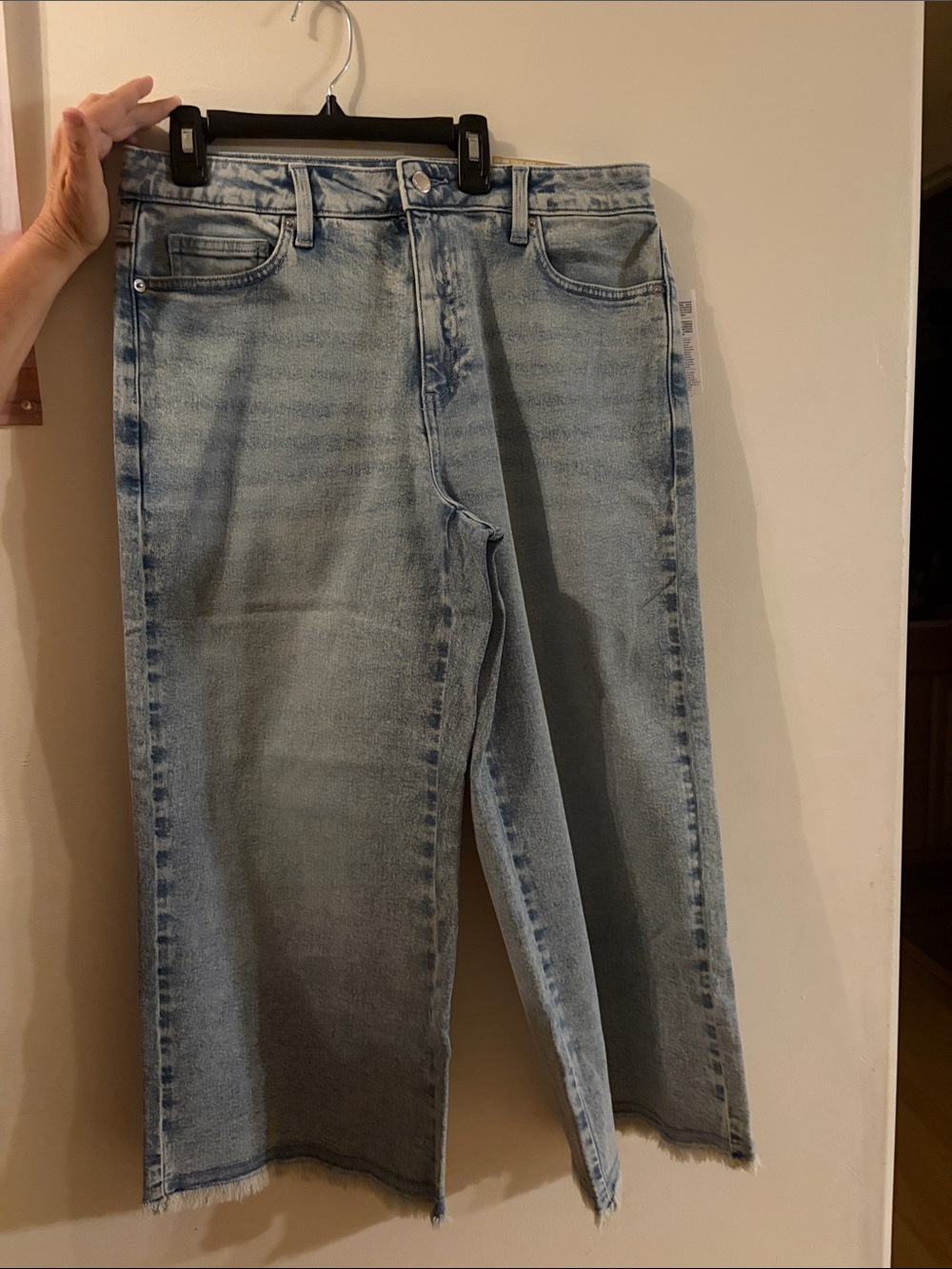 MICHAEL Michael Kors Selma Crop Wide Leg Jeans